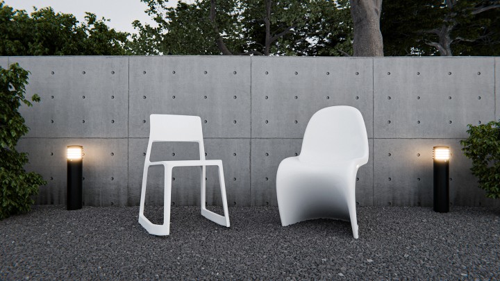 Vitra designer furniture for outdoor use