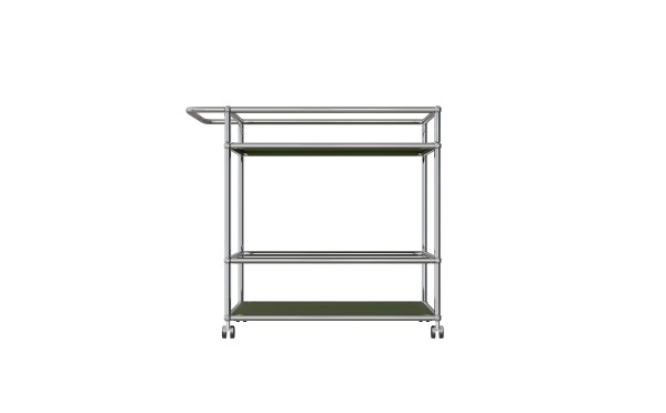 USM Haller Serving Trolley Olive Green